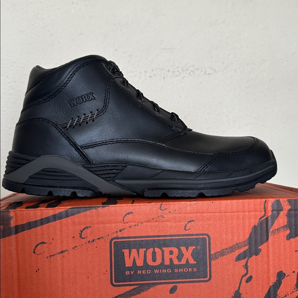 WORX by Red Wing Men's Steel-Toe Boot Size 14 Men's Chukka, STATIC D